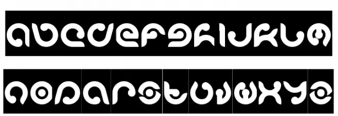 KIOSHIMA-Inverse 字体 小写