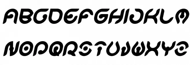 KIOSHIMA Italic 字体 大写