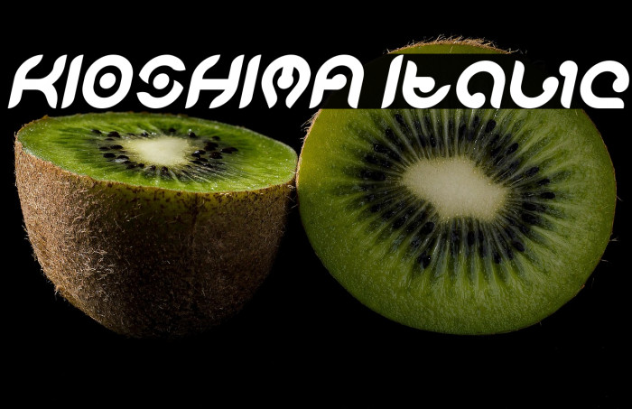 KIOSHIMA Italic Example 2