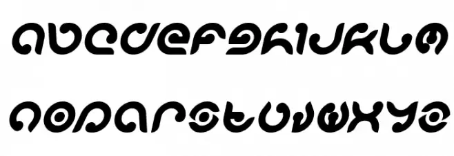 KIOSHIMA Italic Font Litere mici