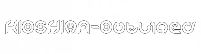 KIOSHIMA-Outlined  Frei Schriftart Herunterladen