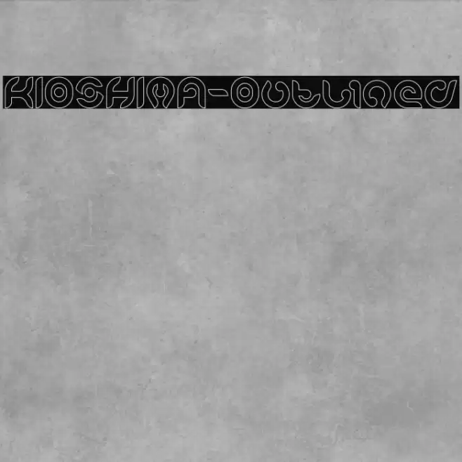 KIOSHIMA-Outlined Font examples