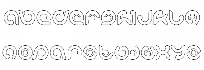 KIOSHIMA-Outlined Polices MINUSCULES