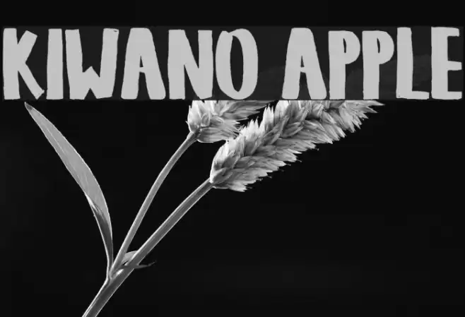 KIWANO APPLE Font examples