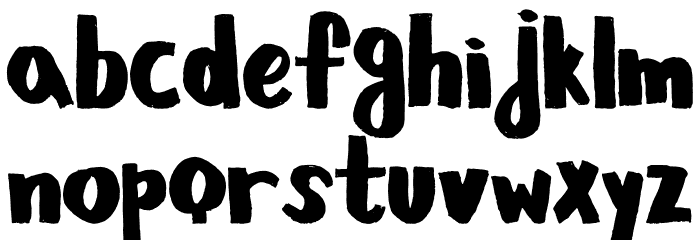KIWANO APPLE Font LOWERCASE