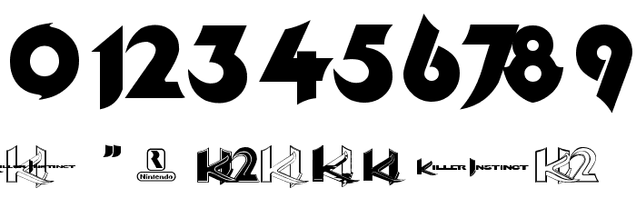 KInifed Font OTHER CHARS
