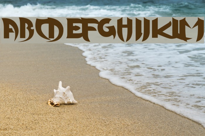 KInifed Font examples