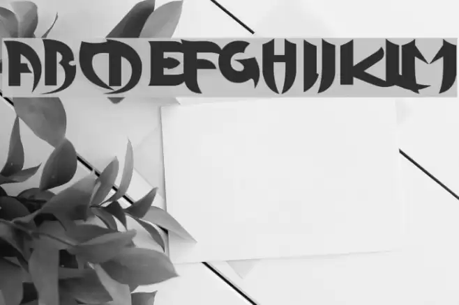 KInifed Font examples