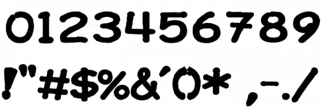 Ki Comic Bold Font OTHER CHARS