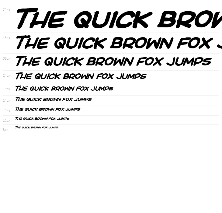 Ki Comic BoldItalic Waterfall