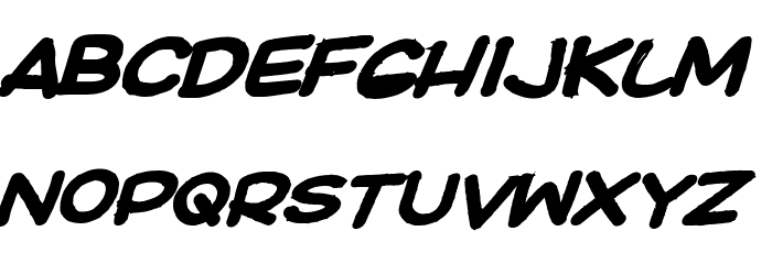 Ki Comic BoldItalic Fuentes MINÚSCULAS