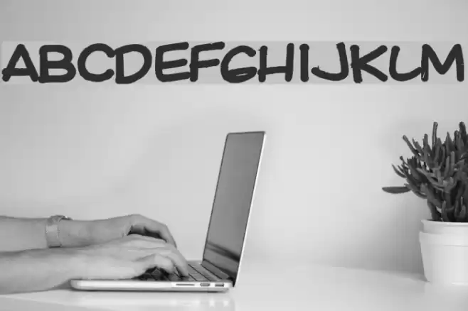 Ki Comic Bold Font examples