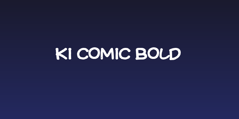 Ki Comic Bold Social Header