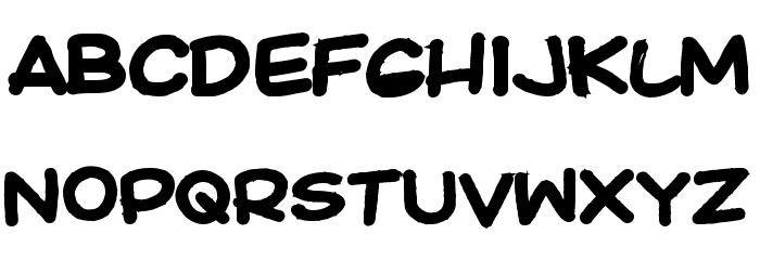 Ki Comic Bold Font LOWERCASE