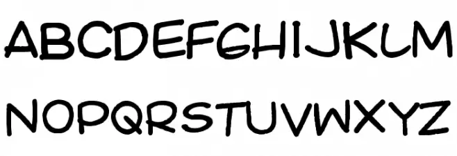 Ki Comic Шрифта ВЕРХНИЙ