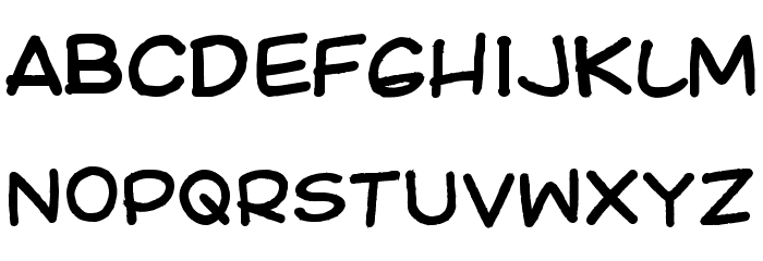 Ki Comic Font LOWERCASE