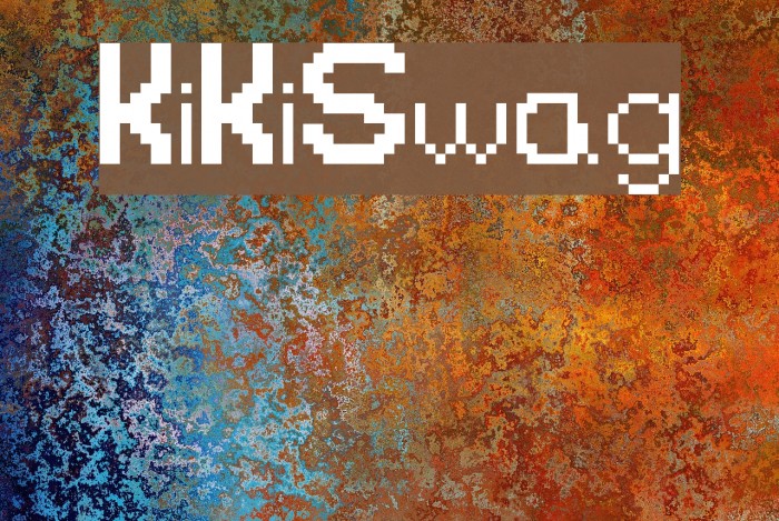 KiKiSwag Font examples