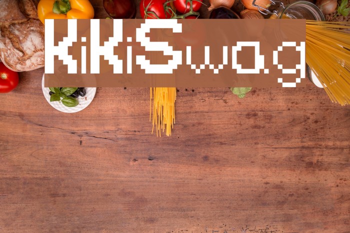 KiKiSwag Font examples