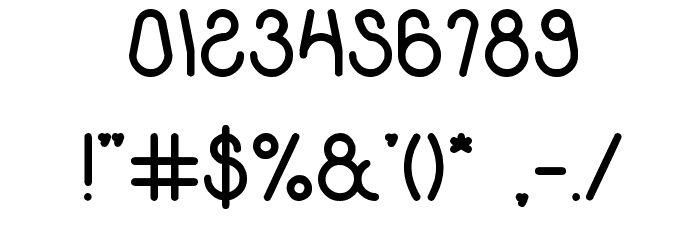 KiSSING THE RAIN Font OTHER CHARS