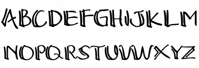 KianaRegular Schriftart Groß