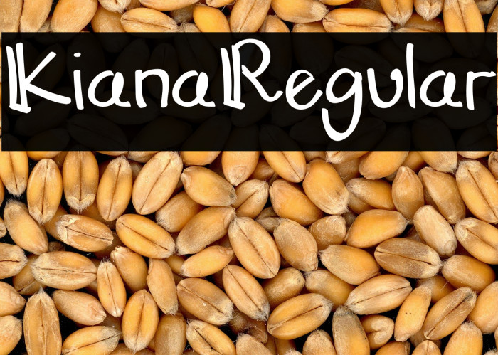 KianaRegular Example 1