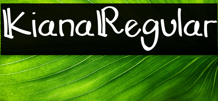 KianaRegular Example 2