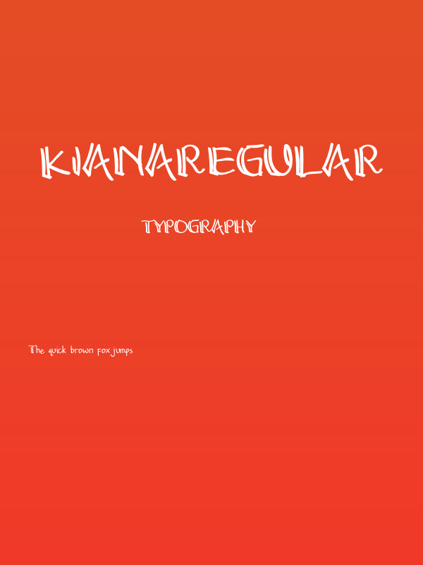 KianaRegular Poster