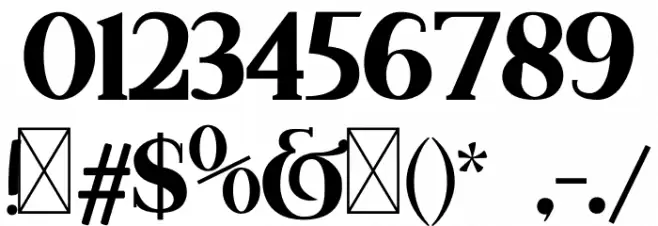 Kiano Trial Font OTHER CHARS