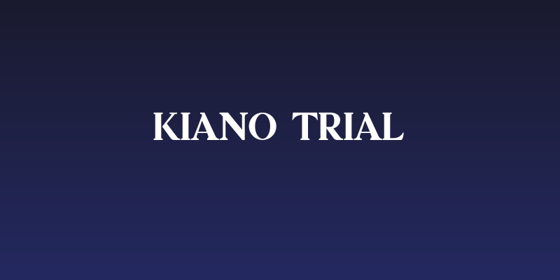 Kiano Trial Social Header
