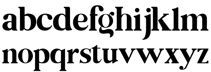 Kiano Trial Font LOWERCASE