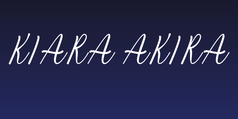 Kiara Akira Social Header