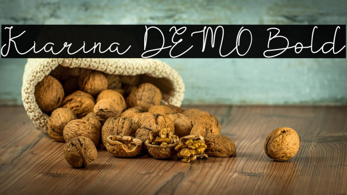 Kiarina DEMO Bold Example 1