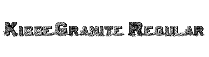 KibbeGranite-Regular  font caratteri gratis