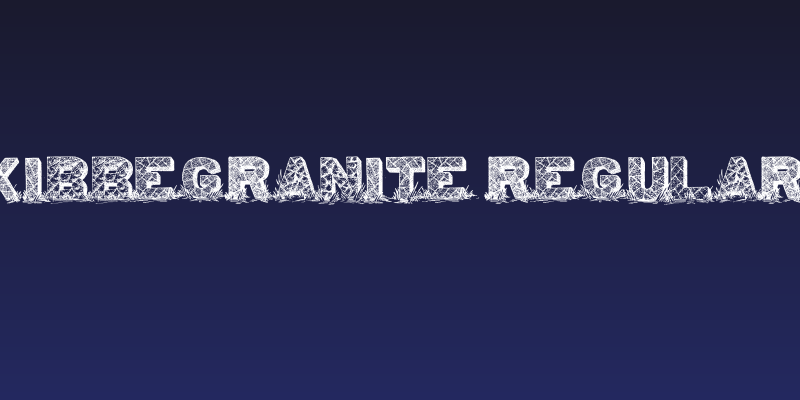 KibbeGranite-Regular Social Header