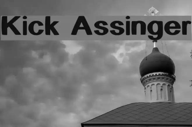 Kick Assinger Fonte examples