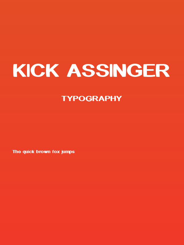 Kick Assinger Poster