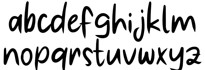 Kick Haters Font LOWERCASE
