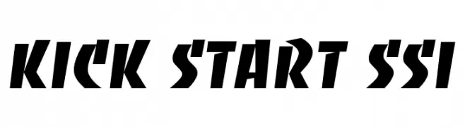 Kick Start SSi  Frei Schriftart Herunterladen
