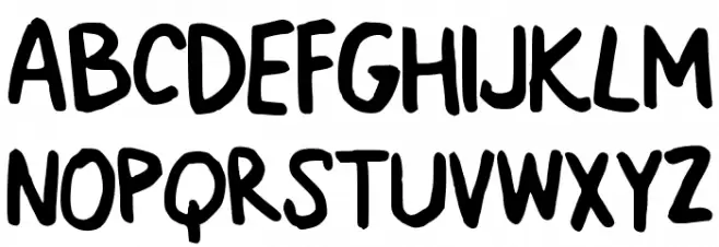 KickINGgrAVeL Schriftart Groß