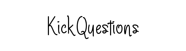 KickQuestions  Frei Schriftart Herunterladen