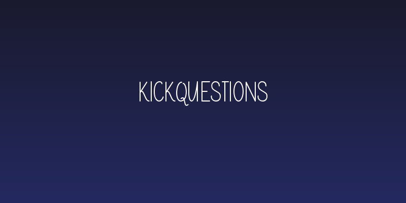 KickQuestions Social Header