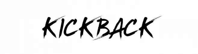 Kickback  font caratteri gratis