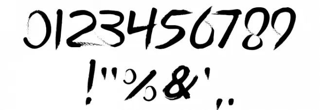 Kickback Font OTHER CHARS