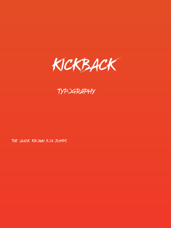 Kickback Poster