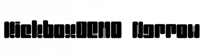 KickboxDEMO-Narrow  Fuentes Gratis Descargar