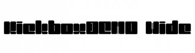 KickboxDEMO-Wide  Fuentes Gratis Descargar