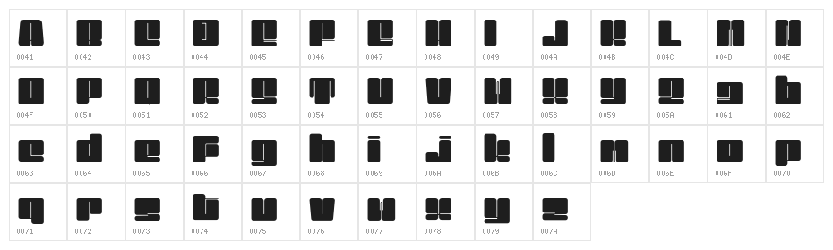 KickboxDEMO-Wide Character Map