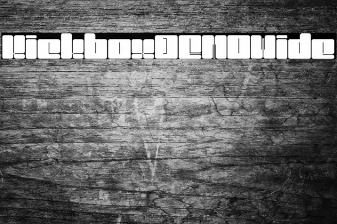 KickboxDEMO-Wide Font examples