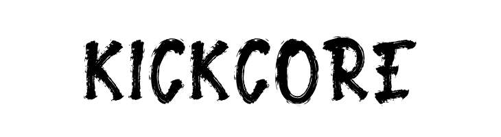 Kickcore  नि: शुल्क फ़ॉन्ट्स डाउनलोड