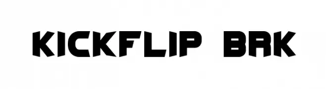 Kickflip BRK  Descarca Fonturi Gratis